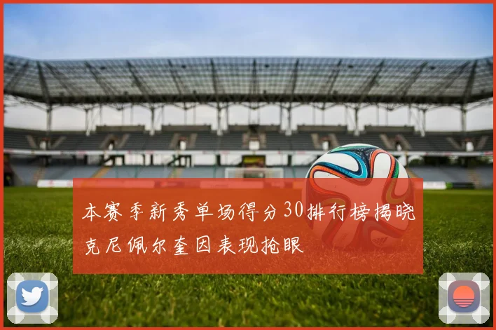 本赛季新秀单场得分30排行榜揭晓克尼佩尔奎因表现抢眼